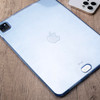 LOOKSEVEN Clear Blue Case for iPad Pro 11 inch 2022 2021 2020 4th 3rd 2nd Generation Soft Slim Lightweight Transparent T