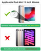 VIKESI for iPad mini 4 5 3 2 1 CaseClear 79 inch iPad mini 1st 2nd 3rd 4th 5th Generation Smart Cover Support Auto Sleep