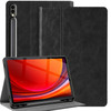 Gexmil Genuine Leather Case for Samsung Galaxy Tab S10 S9 Ultra 146 Inch with Pencil HolderShockproof Protective Adjusta