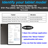 Gexmil Genuine Leather Case for Samsung Galaxy Tab S10 PlusS9 PlusS9 FE 124 Inch with Pencil HolderShockproof Protective
