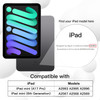 JETech Case for iPad mini A17 Pro 2024 Model 7th Generation mini 6 2021 Model 6th Generation Slim Tablet Cover with Soft