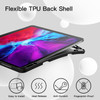 JETech Case for iPad Pro 129Inch 20202018 Model 4th3rd Generation with Pencil Holder Support 2nd Pencil Charging Slim Ta