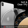 JETech Case for iPad Pro 11Inch 202220212020 Model 4th3rd2nd Generation Soft TPU Transparent Slim Shockproof Tablet Cove