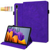Folio Case for Samsung Galaxy Tab S9S8S7 124 Techcircle Mandala Embossed PU Leather Stand Soft Back Cover Slim Light Ela
