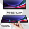JETech Case for Samsung Galaxy Tab S10 UltraTab S9 Ultra 146 Inch with S Pen Holder Soft TPU TriFold Stand Protective Ta