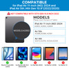 typecase Touch Keyboard Case with Trackpad for iPad Air 11inch M3 2025 M2 2024 360Rotatable 11 Colors Backlight Wireless