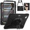BRAECN Case for iPad Pro 11 Inch M4 2024 5th GenShockproof Silicone with Screen PropectorPencil HolderHand Strap360 Rota