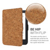 kwmobile Cork Case Compatible with Kobo Clara 2E Tolino Shine 4 Book Style Protective eReader Flip Cover Folio Case Ligh