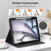 MoKo Case for iPad Air 13 Inch M3 2025 M2 2024 iPad Pro 129 20222021 with Pencil Holder Premium Leather Folio Stand Cove