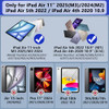 Grifobes for iPad Air 11 inch M3M2 20252024 iPad Air 5th4th Generation Case 20222020 109 Heavy Duty Protective Cover wit