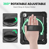 SEYMAC Case for iPad Pro 13 Inch M5 2025 M4 2024 Heavy Duty Shockproof Protective Case with Screen Protector 360 Rotatin