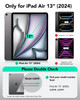 ESR for iPad Air 13 Inch Case 20252024 M3M2 with Pencil Holder Removable Magnetic Cover Vertical Stand Fully Supports Pe