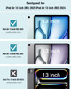 TiMOVO Case for New iPad Air 13 inch M3M220252024 Clear Slim Lightweight TPU Transparent Back Protective Cover for iPad