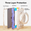 ACEMO for iPad Air 13 inch Case M3 M2 with Pencil Holder 360 Rotating Kickstand Handle Shoulder Strap for Kids Girls Hea