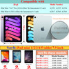Case for iPad mini 7 A17 Pro 2024 iPad mini 6 2021 iPad mini 7th6th Generation Case 83 inch with StandPencil Holder Auto