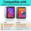YIHE Kids Case for 83 inch iPad mini 7 A17 Pro 2024 iPad mini 6 A15 2021 Shockproof Cases for iPad mini 7th6th Generatio