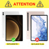 Varohix Case for Samsung Galaxy Tab S10 Plus 2024 S9 FE Plus S9 Plus 124 Inch 2023 Magnetic MultiAngle Leather Folio Sta
