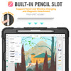 HXCASEAC Case for iPad Pro 129 Case 6th 5th 4th 3rd Generation Shockproof Design Pencil Holder Hand Strap Screen Protect