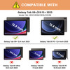 INFILAND Galaxy Tab S10 Plus 2024 S9 Plus S9 FE Plus Case MultiAngle Stand Cover Compatible with Samsung Tab S10 Plus S9