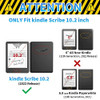 GFRGTFHYT for Kindle Scribe 102 inch Case 2022 Release PU Leather Slim Lightweight Multiple Angles Stand Smart Cover wit