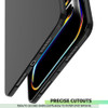 Puxicu for iPad Pro 11 Inch Case M42024 5th Generation Slim Design Matte TPU Rubber Soft TPU Protective Cover for New iP
