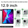 Fingic for iPad Air 13 inch 2024 CaseiPad Pro 129 Case 20222021202020186543rd Gen Pencil Holder Sparkle PU Leather Folio