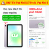 Fintie Magnetic Case for iPad Mini 7 A17 Pro 7th Generation 2024 iPad Mini 6 6th Gen 83 Inch Multiple Angle Shockproof R