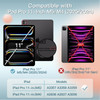 JETech Case for iPad Pro 11Inch M5M4 20252024 6th5th Generation Slim Stand Hard Back Shell Smart Cover with Auto WakeSle