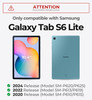 Dexnor Keyboard Case for Samsung Galaxy Tab S6 Lite 104 Inch Case with Keyboard Magnetic Floating Cantilever Stand Multi