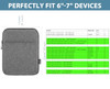 TiMOVO 67 Inch Sleeve Case for eReader Book PaperwhiteColorsoft Signature Edition Protective Sleeve Cover Pouch Bag Carr