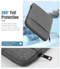 TiMOVO 67 Inch Sleeve Case for eReader Book PaperwhiteColorsoft Signature Edition Protective Sleeve Cover Pouch Bag Carr