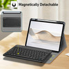 Fintie Keyboard Case for iPad Pro 13inch M5 2025 M4 2024 with Pencil Holder Soft TPU Back Cover with Magnetically Detach