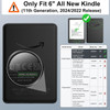 MoKo Case Fits 6 AllNew Kindle 11th Generation20242022 Release Lightweight Shell Cover with Auto WakeSleep for Kindle 20
