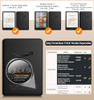 MoKo Case for 768 Kindle Paperwhite12th11th Generation20242021 and Kindle Colorsoft Signature Edition Slim PU Shell Cove
