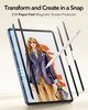ESR 2 Pack PaperFeel Magnetic Screen Protector for iPad Pro 11 Inch M5M4 20252024 Write and Draw Like on Paper Detachabl