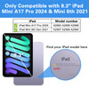 ProCase 2 Pack Screen Protector for iPad Mini 7 A17 Pro 2024 Mini 6 2021 83 inch Tempered Glass for iPad Mini 7th6th Gen