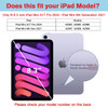 ProCase 2 Pack Screen Protector for iPad Mini 7A17 Pro 2024 Mini 6 83 inch 2021 with 3 Camera Lens Protector 9H Hardness