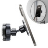 HIYJEN Magnetic Suction Cup Shower Phone Holder Mirror Phone Mount for Bathroom Stick On Wall Makeup Mirror Compatible w
