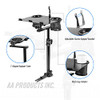 AAProducts K005B1 Car Laptop Mount Truck Vehicle Notebook Stand Holder with NonDrilling Bracket