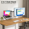 Redbat Monitor and Laptop Mount Stand Fully Adjustable Monitor Arm with Vented Tray for 13 to 32 LCD Screens and Noteboo