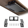 MountIt Under Desk Laptop Mount Holder Laptop Mount for Desk Space Saver Small Multimedia Device Bracket Underdesk Shelf
