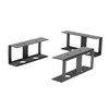 MountIt Under Desk Laptop Mount Holder Laptop Mount for Desk Space Saver Small Multimedia Device Bracket Underdesk Shelf