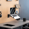 VIVO Pegboard Compatible 10 to 156 inch Laptop Mount Holder Adjustable Notebook Tray MOUNTPB2L