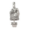 Guardian Bell Fck Off Good Luck Bell wKeyring Black Velvet Gift Bag Motorcycle Bell LeadFree Pewter Good Luck Gift Bike