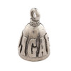 Guardian Bell DILLIGAF Good Luck Bell wKeyring Black Velvet Gift Bag Motorcycle Bell LeadFree Pewter Good Luck Gift to F
