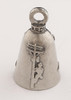 Guardian Bell Lineman Good Luck Bell wKeyring Black Velvet Gift Bag Motorcycle Bell LeadFree Pewter Good Luck Gift to Fr