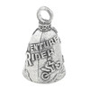 Guardian Bell Adventure Rider Good Luck Bell wKeyring Black Velvet Gift Bag Motorcycle Bell LeadFree Pewter Good Luck Gi