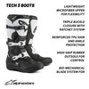 Alpinestars Tech 3 Motocross Boots Durable Lightweight CECertified For OffRoad Powersports 12 BlackWhite