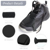 2Piece Motorcycle Shoe Protector Rubber Shift Pad Black