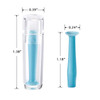 MUQING 6 Pieces Hard Scleral Lens Remover Tool for RGP Silicone Eye Contact Lens Plunger Suction Cup